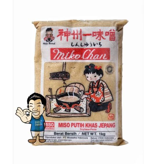 

♚ Shinshuichi Mikochan Shiro Miso Paste- Pasta Miso- Tauco Jepang 1Kg ♦