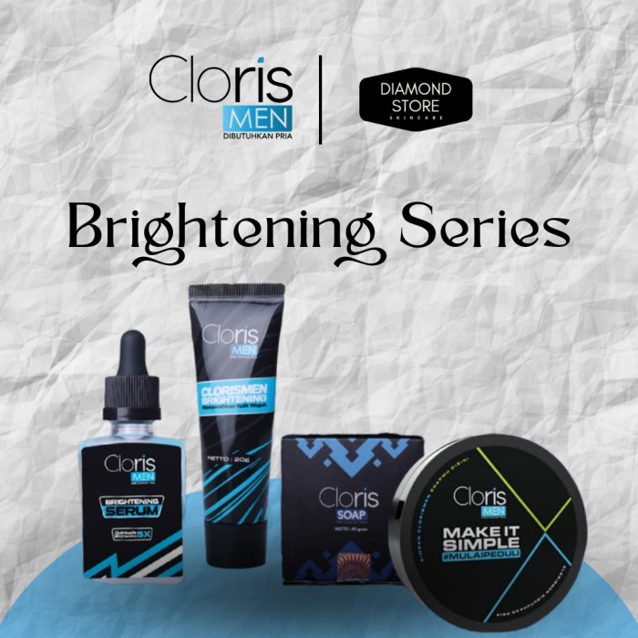 Clorismen Brightening Series skincare pria terlaris