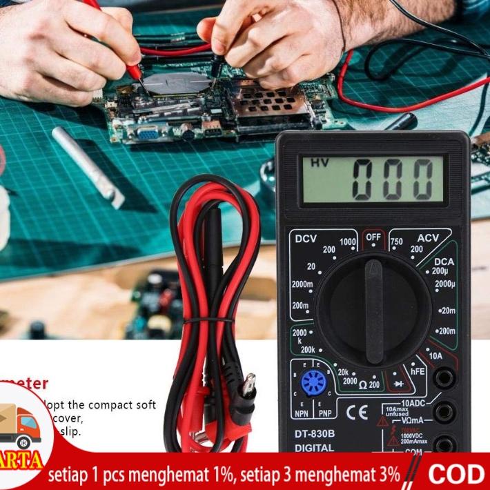 ❄ Multitester Avometer avo digital buzzer DT830B DT830G ✳