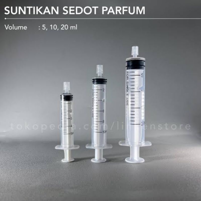 Suntikan Cairan ke Botol | Suntik Parfum untuk masuk ke tube | injektor cair | alat corong mini pemindah pengisi isi ulang pafrum