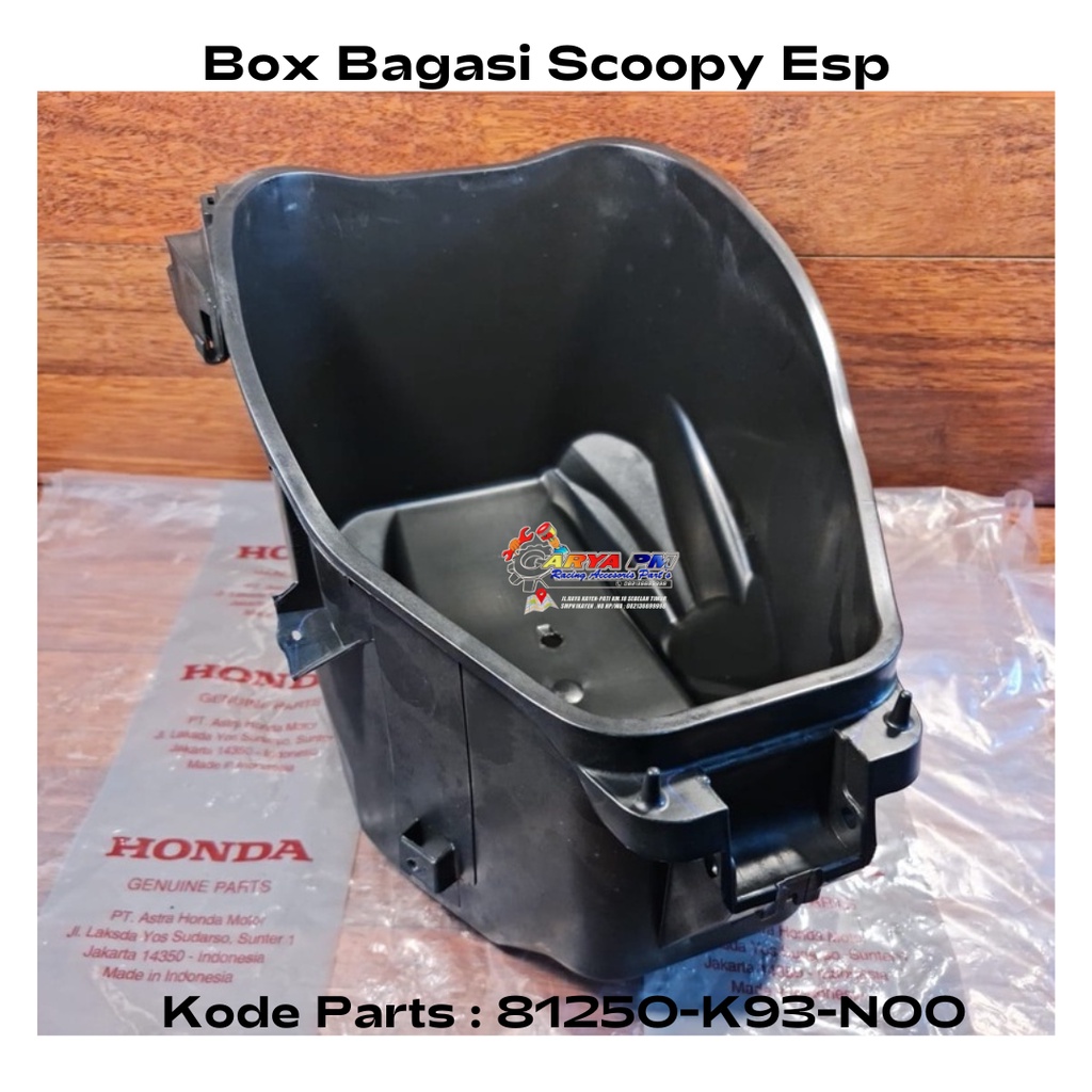 Box Bagasi Honda Scoopy Esp (2017-2020) Original AHM 81250K93N00
