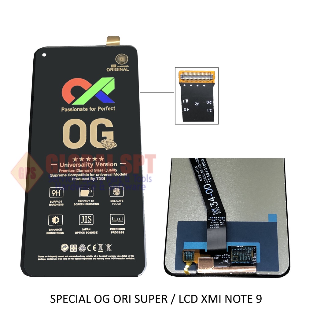 SPECIAL OG ORI SUPER / LCD TOUCHSCREEN XIAOMI NOTE 9 / REDMI 10X 4G