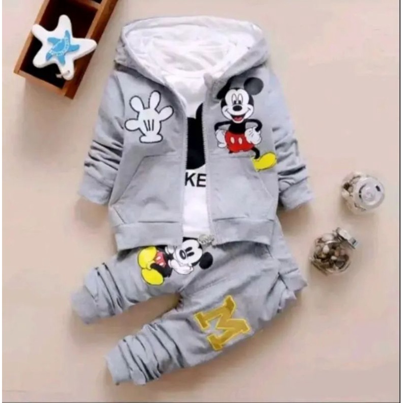 SETELAN JAKET ANAK TERBARU/HODDIE SWEATER ANAK  1-5 THN