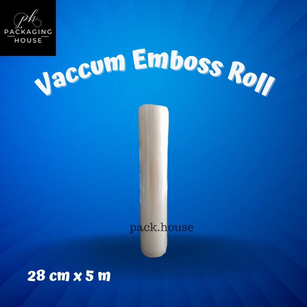 Vacuum Emboss Roll 28 x 5 m | Plastik Vacuum Emboss Roll 5 meter | Plastik Vacuum Emboss |