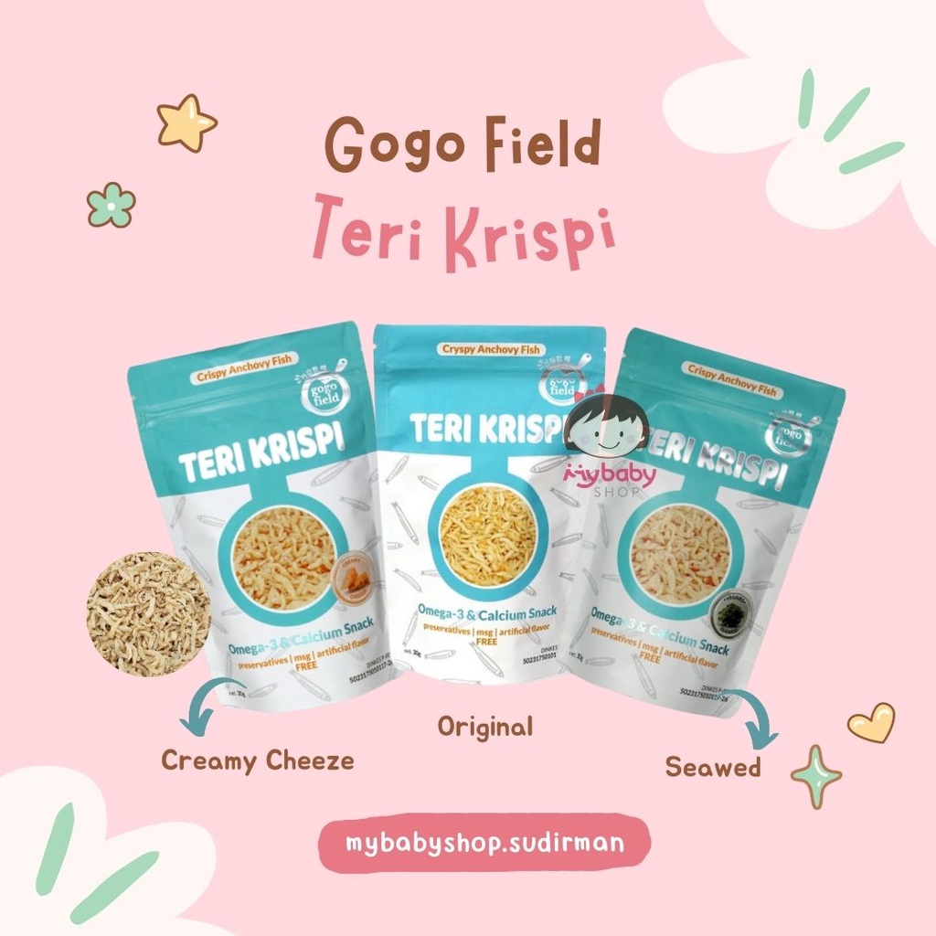 

Gogo field teri krispi teri crispy / teri no msg / ikan teri