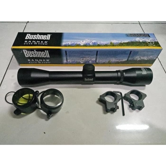 PROMO BISA COD - Teleskop Bushnell Banner 4 x 32