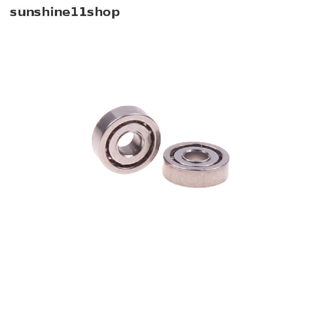 Sho 10pcs 68111 * 3 * 1mm Bantalan Terlindung Dalam Alur Bola Bearing Miniatur N