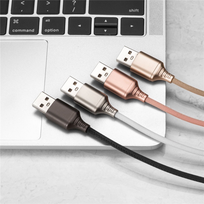 Smart Power off 2.4A Charging Kabel Data Untuk Samsung iPhone Auto Power-off Protection Cord Dengan LED Untuk Micro USB Type C