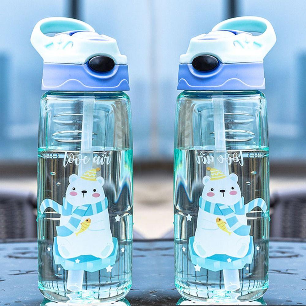 Solighter Kid Water Sippy Cups Anti Bocor Gelas Makan Bayi Botol Olahraga Botol Air