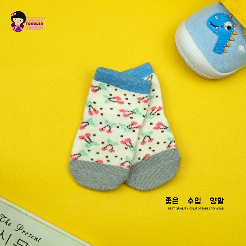 Kaus kaos kaki anak bayi Balita laki laki perempuan semata kaki Motif kartun lucu 0 - 1 tahun SC2136