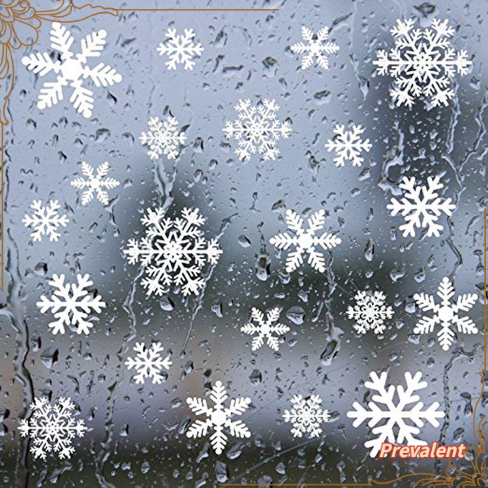 Preva 27/38PCS Stiker Jendela Natal Xmas Winter Mural Dekorasi Rumah Hiasan Shopjendela