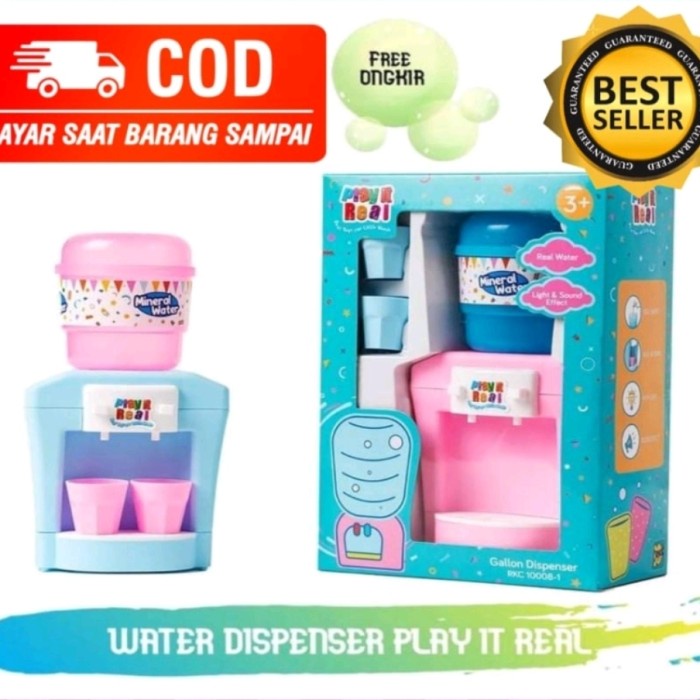 Mainan Dispenser Galon BISA MENYALA Dispenser Air Minum Anak Edukasi