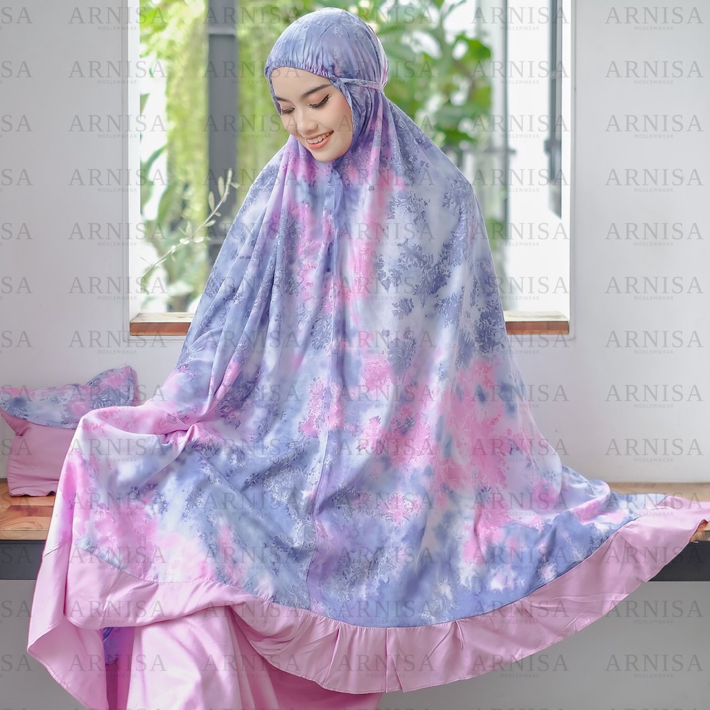 Mukena Bali Jumbo Dewasa GALAXY Rampel ARNISA