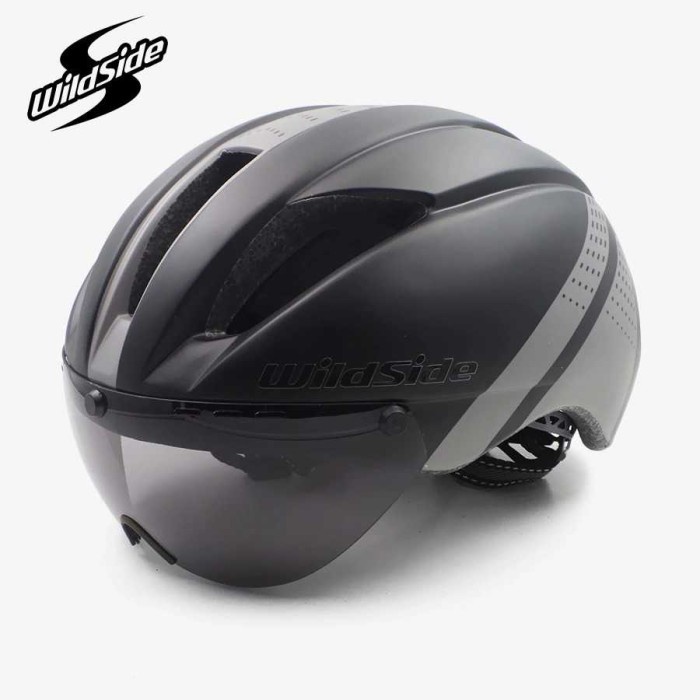 Terlaris Helm Sepeda Magnetic Visor Helm Seli Rb Mtb Taffsport Hitam