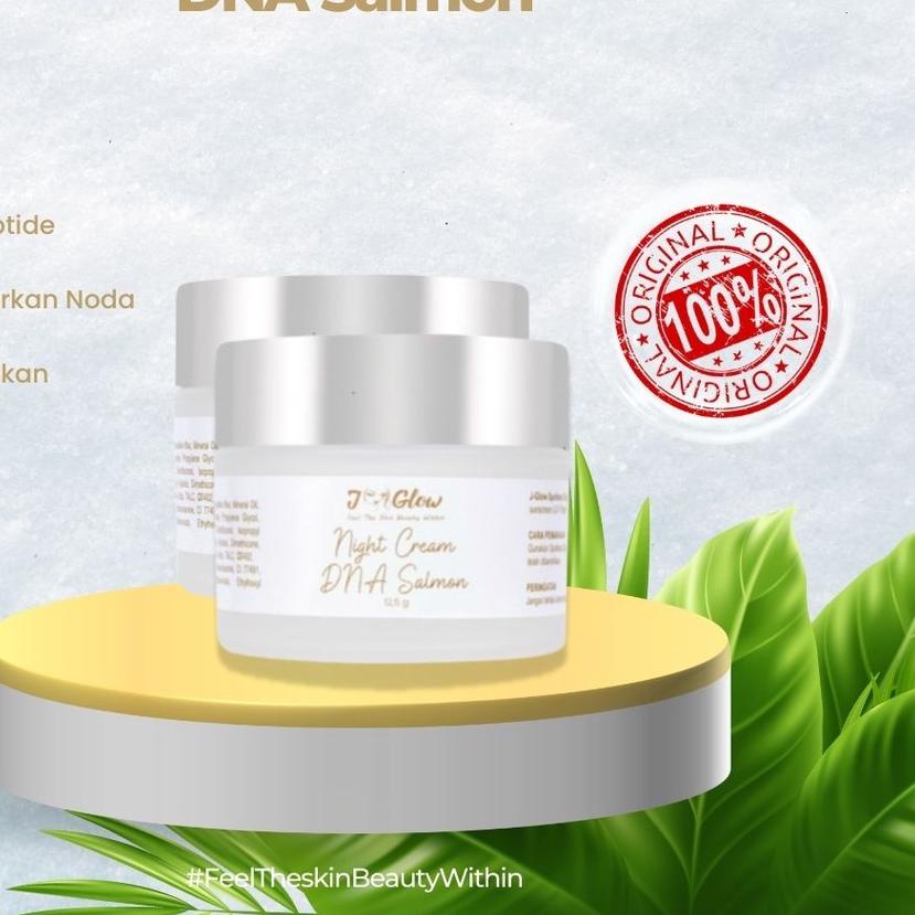 ✺ J-glow Cream Malam Spot Whitening DNA - Jglow Skincare Cream Malam 100% Original ♪