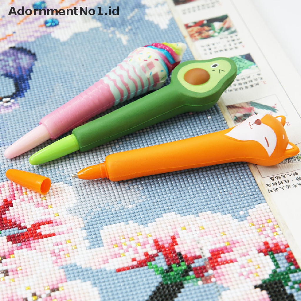 [AdornmentNo1] Pena Bor Paing Kartun Deion Pinching Pen 5D Bordir Diy Alat [ID]