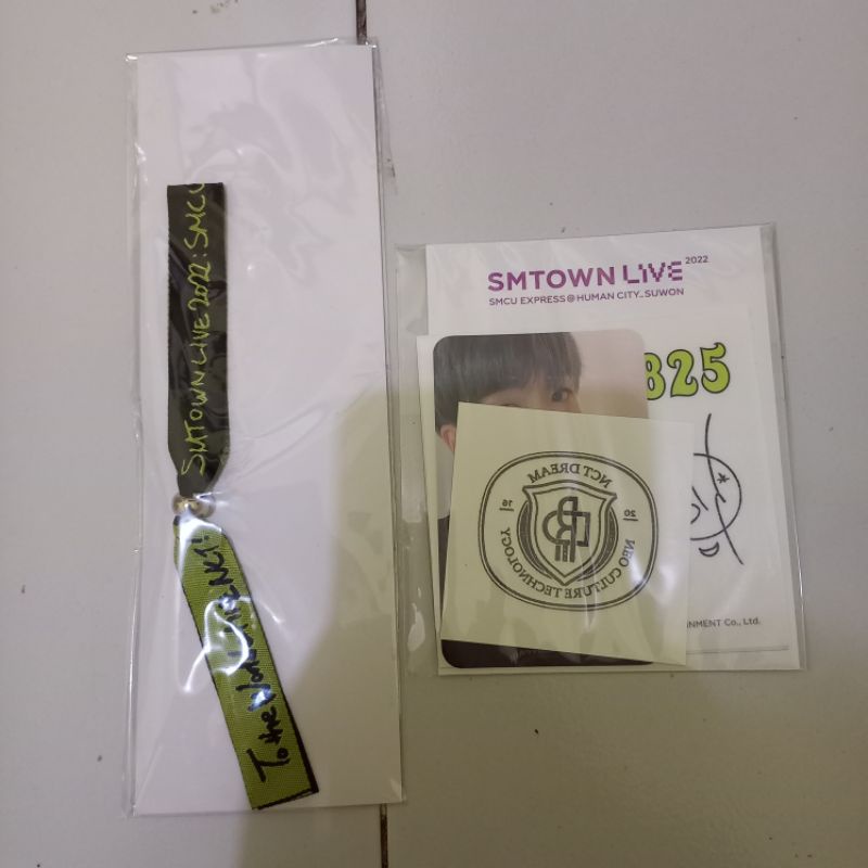 AR TATTO SMTOWN LIVE SMCU NCT DREAM JENO FABRIC BRACELET NCT 127 MARK