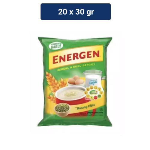 

Energen Sereal & Susu Kacang Hijau 20 sachet 2 x 30 gr