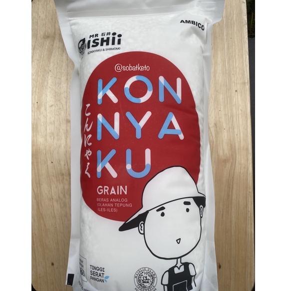 

E29 Konnyaku Rice Beras Shirataki 1kg Diet Keto DEBM rendah Karbohidrat low Calorie NEW PRODUCT ➾