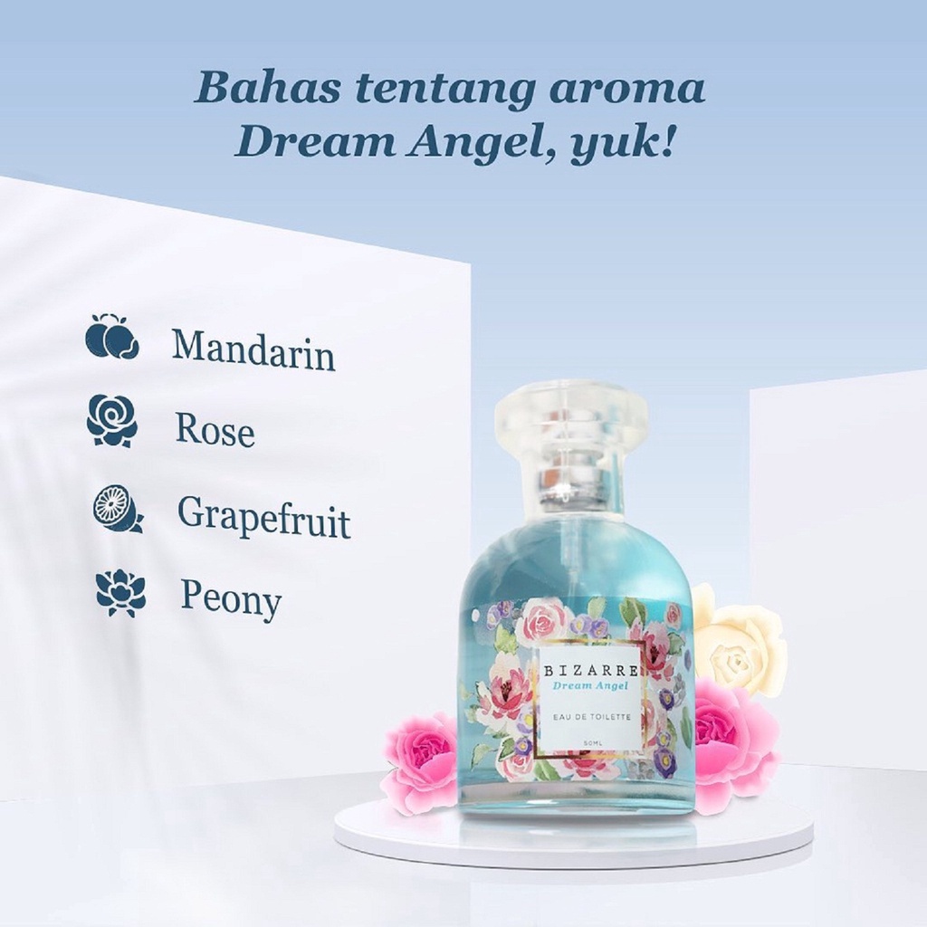 Bizarre Parfum Eau De Toilette 50ml Travel Pack BPOM Parfum Wanita Tahan Lama