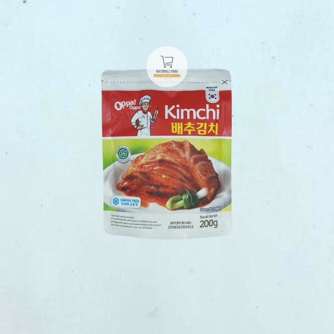 OPPA Kimchi 200gr Korea Halal Sawi Fresh