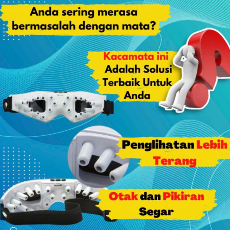 Kacamata Terapi Alat Pijat Electrik Usb