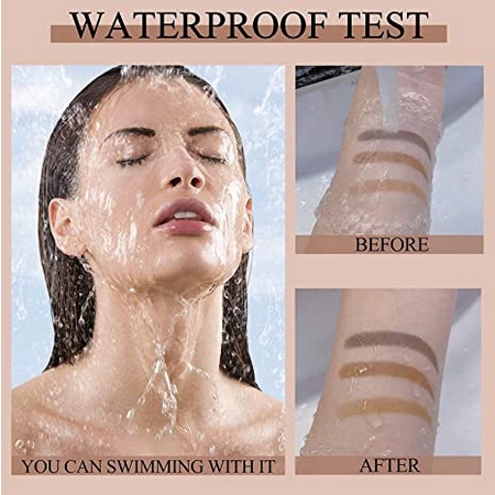 Ibcccndc zozu myho Cetakan Alis Instan Bedak Alis Eyebrow Powder Eyebrow Stamp Alis Stempel Alis Waterproof dengan 10 Model Cetakan Alis original