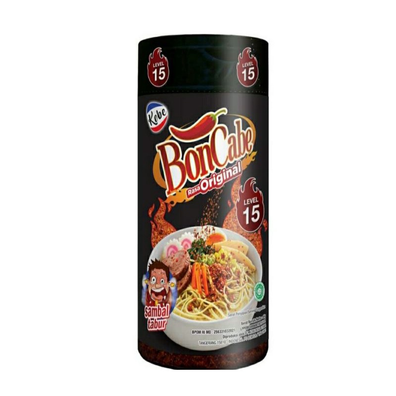 

Kobe BonCabe Sambal Tabur Original Level 15 45 g