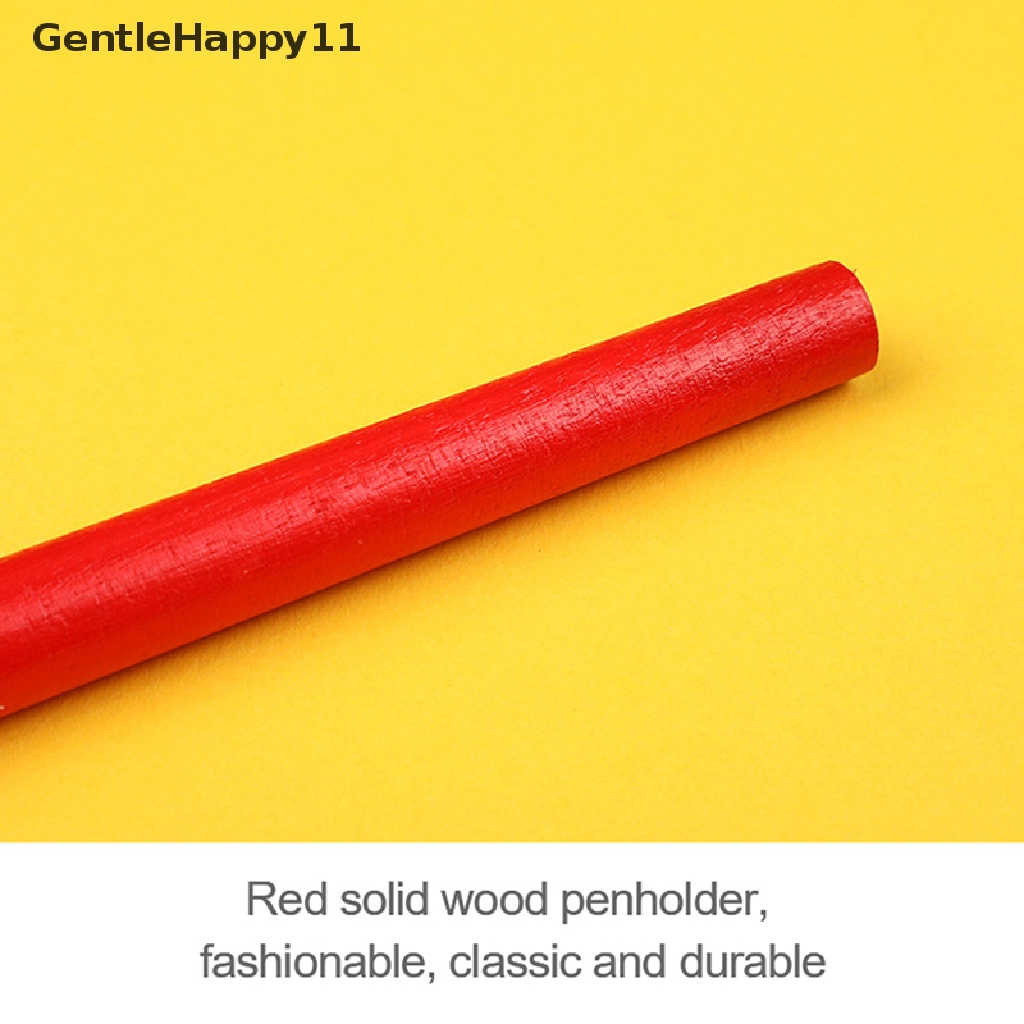 Gentlehappy 1/6 /12pcs Batang Merah Kuas Cat Minyak Nylon Oil Brush Red Rod Gouache Watercolor Row Flat Line Pen Head Paint Industrial Paint Brush Paing Watercolor Brush Artis Art Suppl