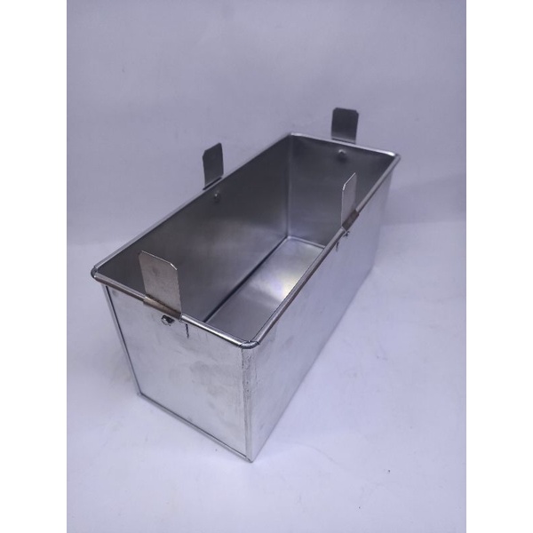 Loyang chiffon persegi panjang ukuran 20x10x12 cm bahan alumunium tebal