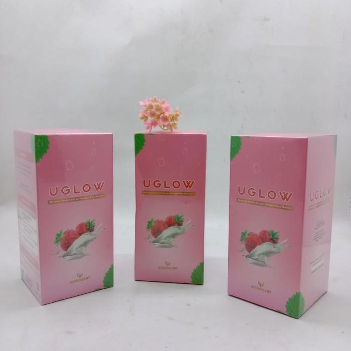 U'GLOW Glutha Collagen UGLOW Susu Pemutih 1 box 100g isi 10 sachet