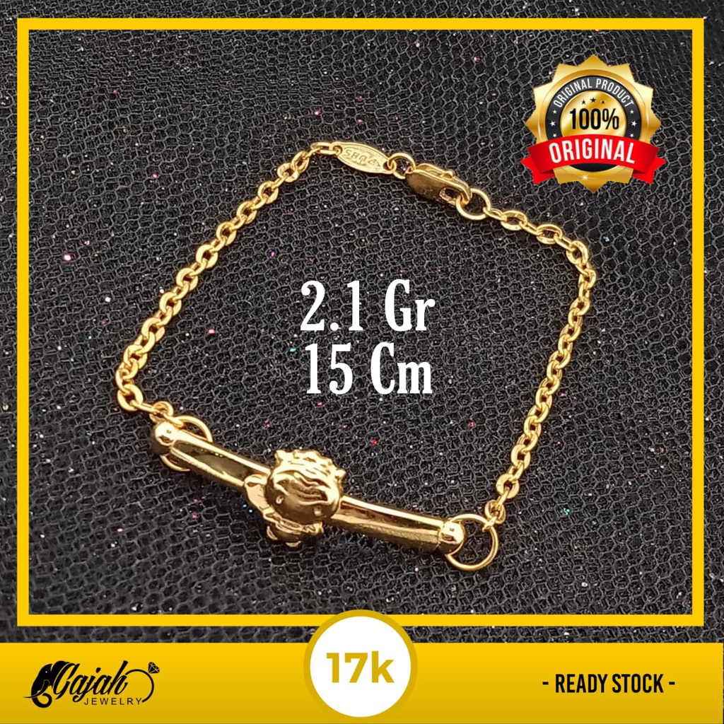 Gelang anak emas 17k - 2.1 gr kadar 750 - 4127