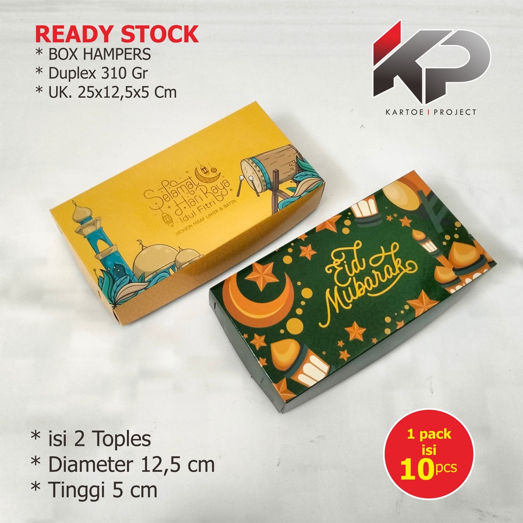 BOX HAMPERS KUKER LEBARAN TOPLES 250 gr ISI 2