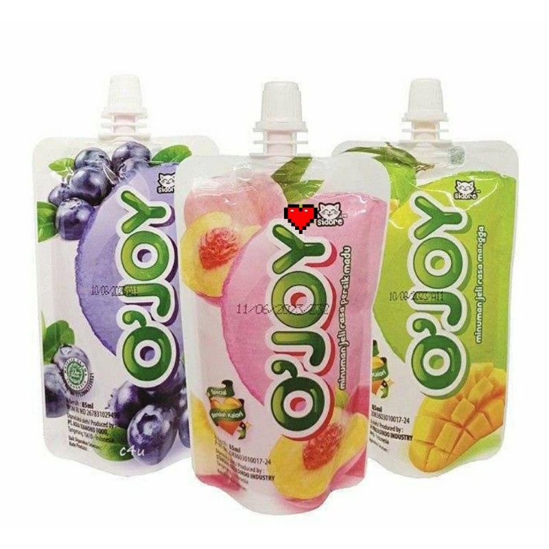 ✔MURAH O'Joy Jelly 85ml isi 10pcs / Minuman Jelly Rasa Buah / O joy Jelly