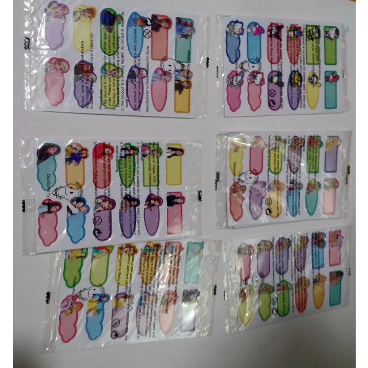 

N_S_Y Stiker Label Nama stick note nama waterproof label stikers