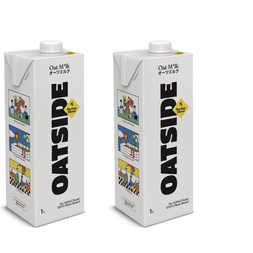 

▼ Oatside Oat Milk Barista Blend 2 x 1 L ♠