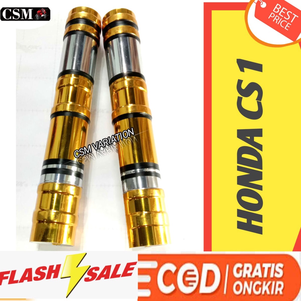 COVER SHOCK DEPAN CS 1, HONDA CS 1 GOOD LOOKING