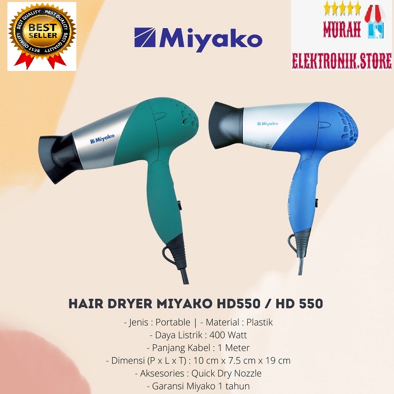 Miyako Hair Dryer HD 550