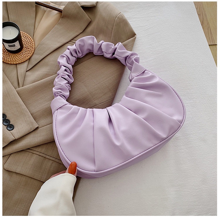 Tas Bahu Pundak Wanita Kerut Korean Style Tote Bag Top Handle Bag - BAG003