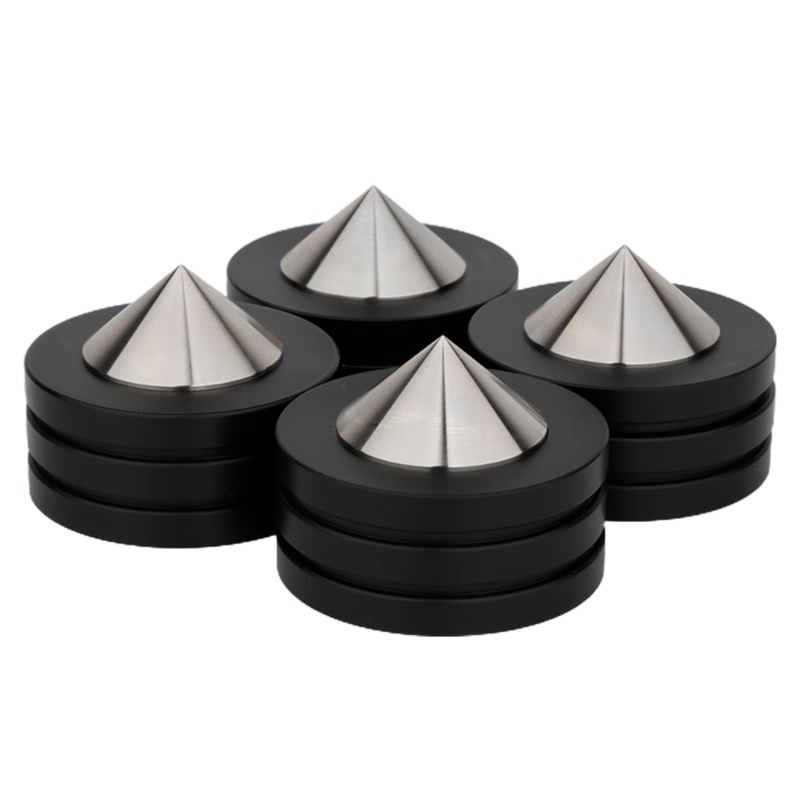 Bt 4PCS Stand Speaker Rangka Logam Tahan Lama Bantalan Kaki Kokoh Spare Part Speaker