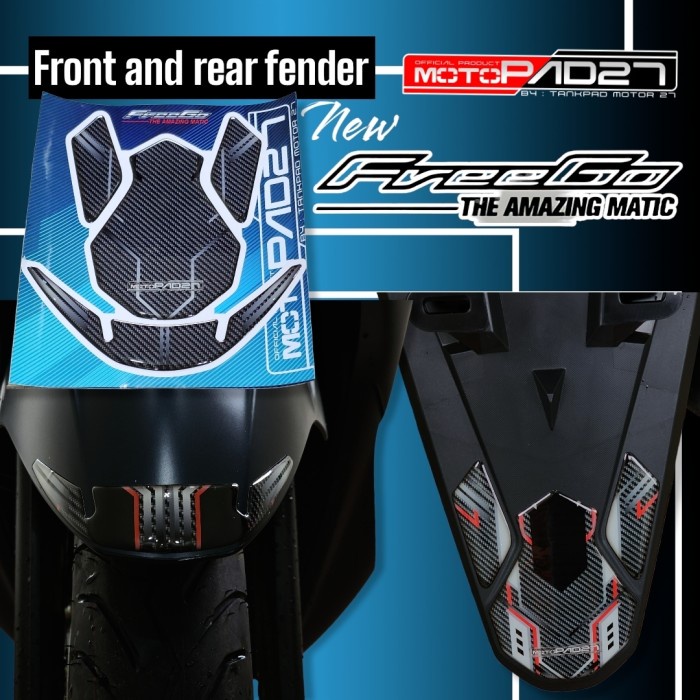 Cover Spakbor yamaha new freego 2023 Resin Timbulstiker spakbor freego resin