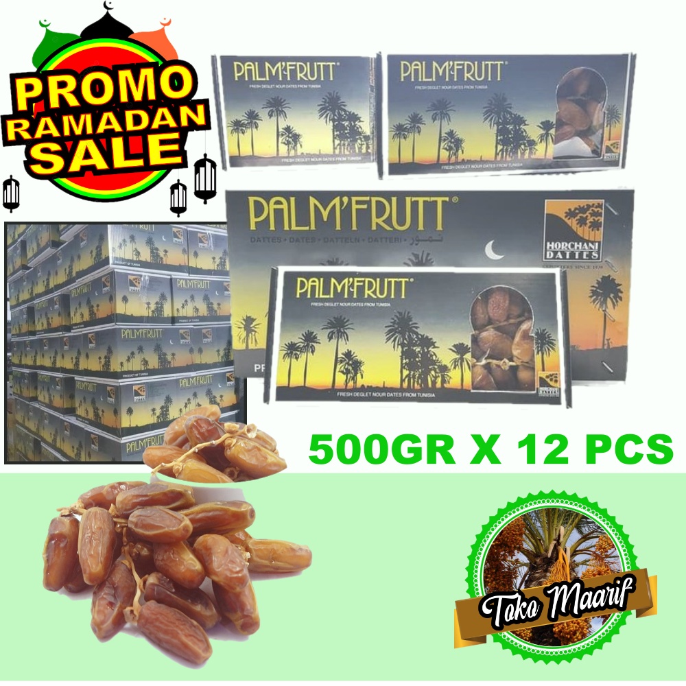 KURMA TANGKAI PALM'FRUTT/PALM'FRUIT 500GR X 12PCS [1DUS]
