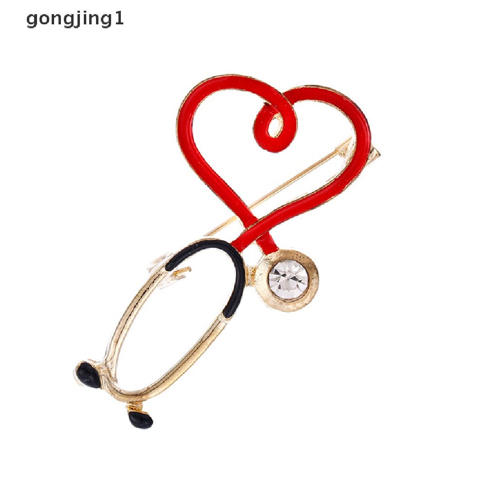 GGG Fashion Love Heart Enamel Brooch Badge Pin Lapel Jewelry Decorations ID