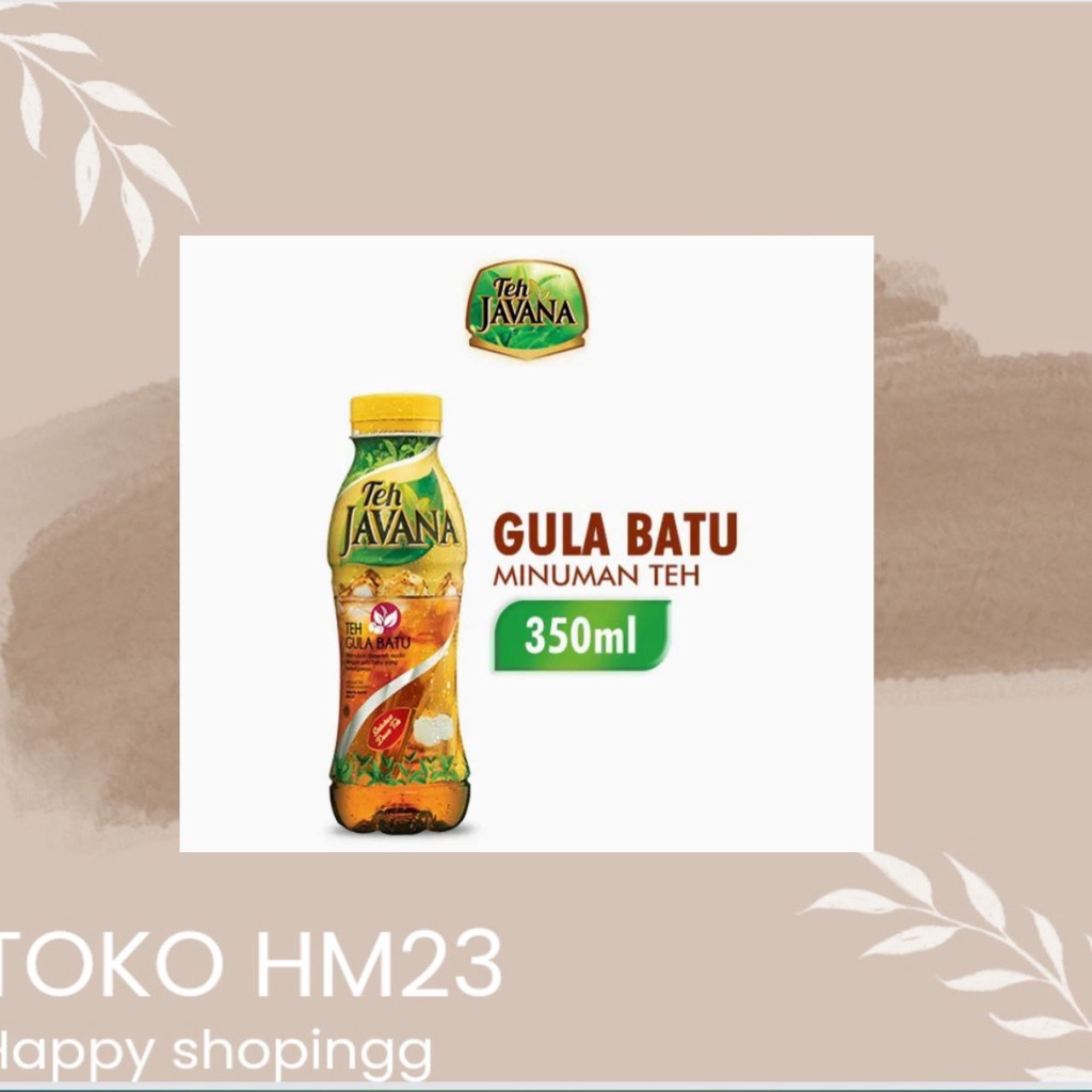 

teh javana gula batu teh siap minum botol 350ml