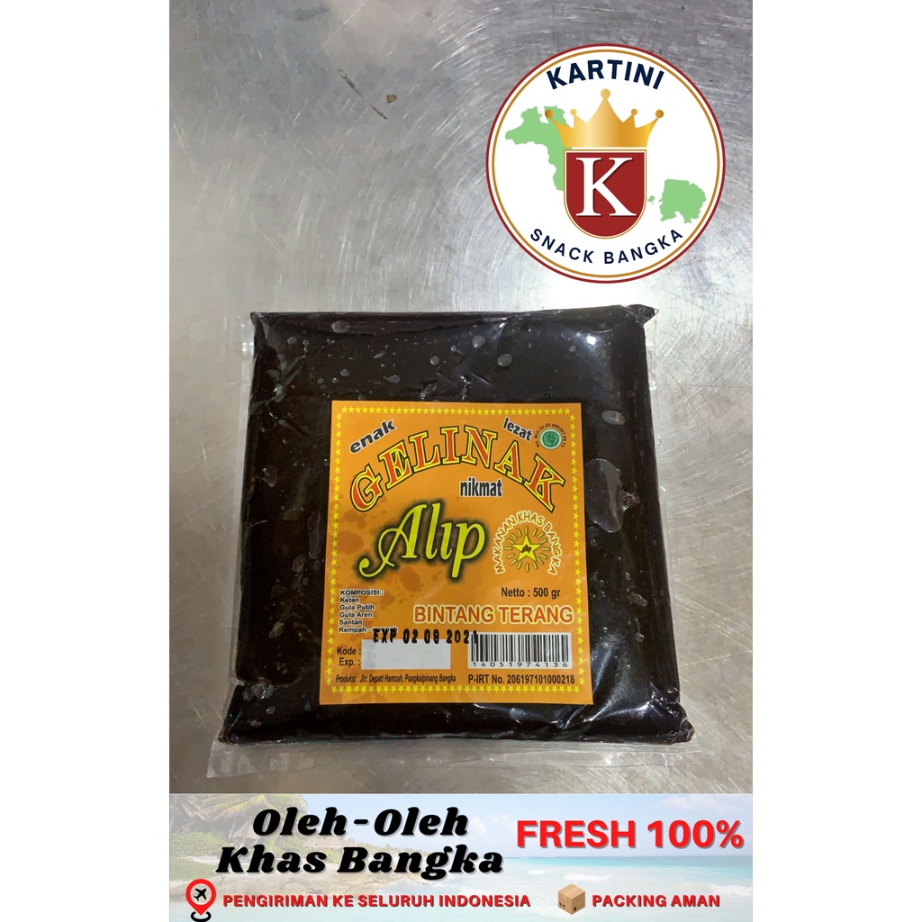 

Gelinak Alip 500gr Khas Bangka