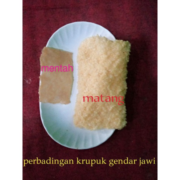 

kerupuk gendar puli beras asli gurih renyah murah 100grm