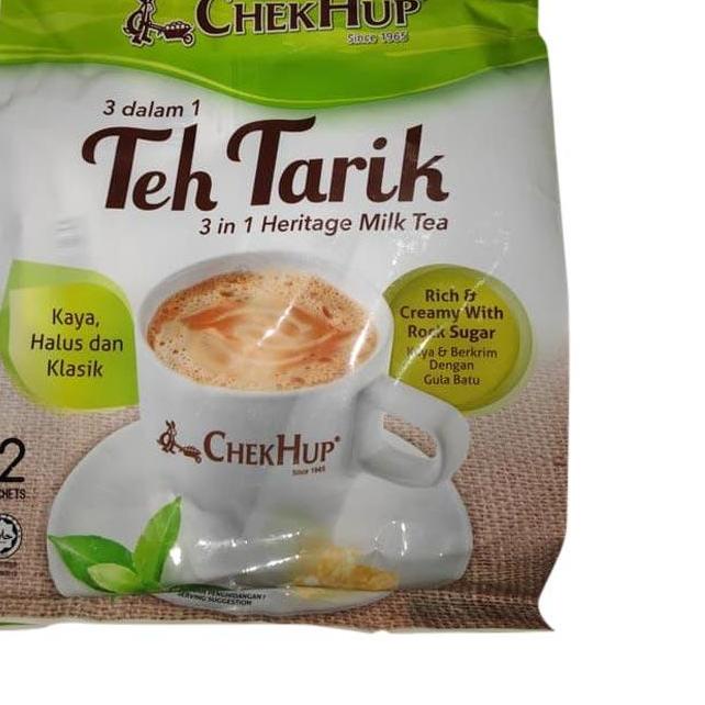 

❈ CHEK HUP 3 IN 1 TEH TARIK MALAYSIA / CHEKHUP / CHECKHUP / CHECK HUP MILK TEA 3IN1 WITH CANE SUGAR ❄