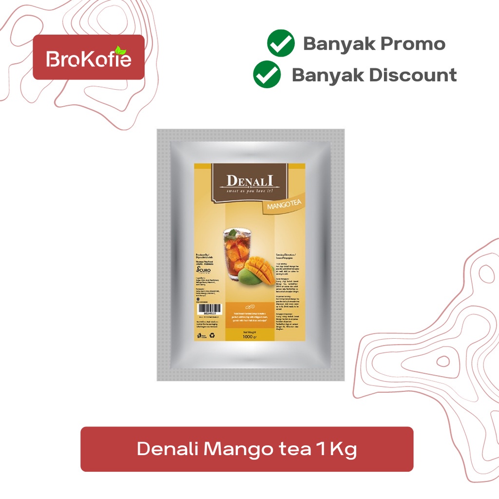 

Denali Powder Manggo Tea 1000g Promo Bubuk Minuman 1kg Premium Termurah