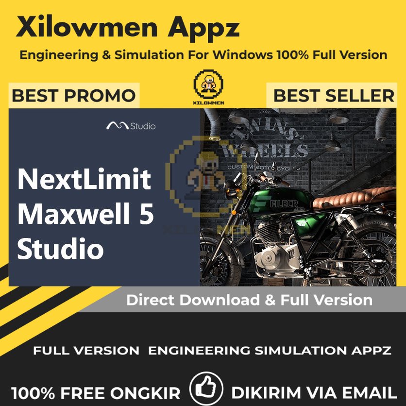 [Full Version] NextLimit Maxwell 5 Studio Pro Engineering Software Lifetime Win OS