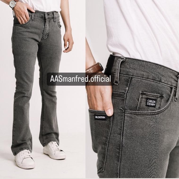 SPECIAL PRICE Orlen Denim Celana Panjang Jeans Cutbray Pria